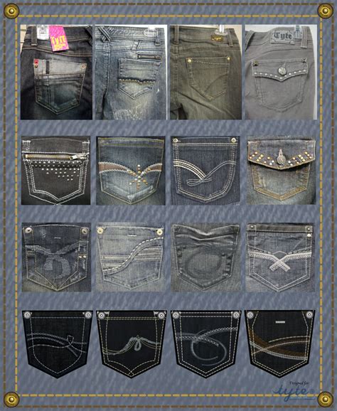 gucci jeans back pocket design